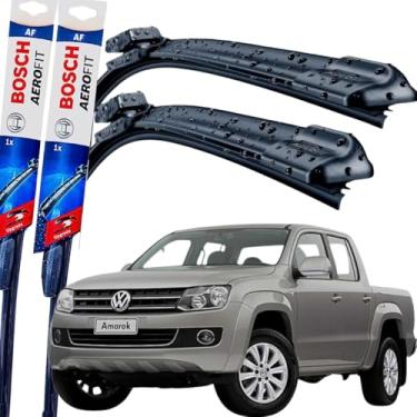 Imagem de Par Palheta Limpador Parabrisa Dianteiro Silicone Bosch Paleta AMAROK 2010 A 2012