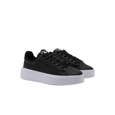 Imagem de Lacoste Tênis feminino Carnaby Plat, Preto/branco, 39