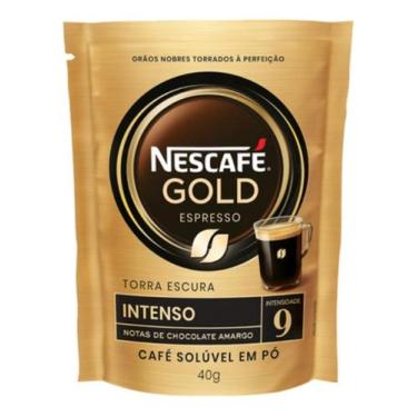 Imagem de Cafe Soluvel Nescafe Gold Intenso 40g Intensidade 9 - Nescafé