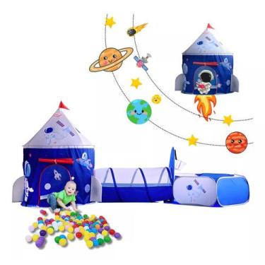 Imagem de Barraca Infantil Toca Túnel 3 Em 1 Astronauta - import