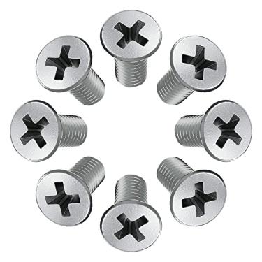 Imagem de Disco de freio de rotor de parafuso 8 peças que retém 93600-06014-0H – O conjunto é o melhor substituto para Honda, Acura, Hyundai, Kia, Mazda – Parafusos de retenção de aço inoxidável dianteiros e traseiros da Automajor