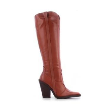 Imagem de Bota Country Western Thayna Cano Alto Whisky-Feminino