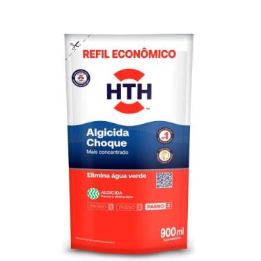 Imagem de Algicida Choque Refil Hth Solução Água Verde 900ml Piscina