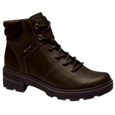Imagem de Bota Coturno Feminina Dakota Cano Curto Salto Quadrado 4633 - Preto - 34-Feminino