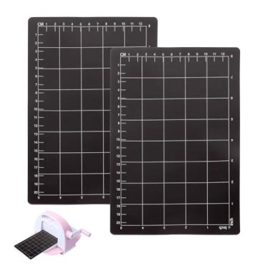 Imagem de YINSHCO 2 peças de calço magnético de corte de 15 x 23 cm, almofadas de matriz para máquina de gravação em relevo com tamanho de cartão, acessórios para máquina de corte de matriz para cortador de