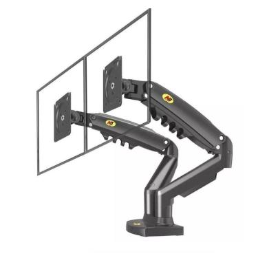 Imagem de Suporte Com Pistão De Mesa Duplo Para 2 Monitor De 17 Até 30 Polegadas