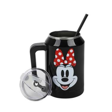 Imagem de Disney Minnie Mouse cabeça de personagem 850.5 g lata de aço inoxidável preta