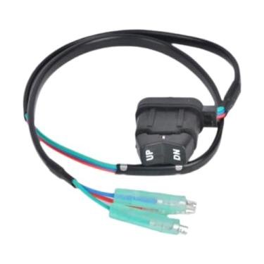 Imagem de Mqetly Interruptor de inclinação e compensação de inclinação para barco a motor, motores de popa, controle remoto, modificação estável, motor, interruptor de