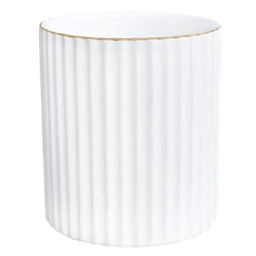 Imagem de CROWNOS Pen Holder for Desk, Ceramic Pencil Cup Office Desk Organizer, Makeup Brush Holder, White