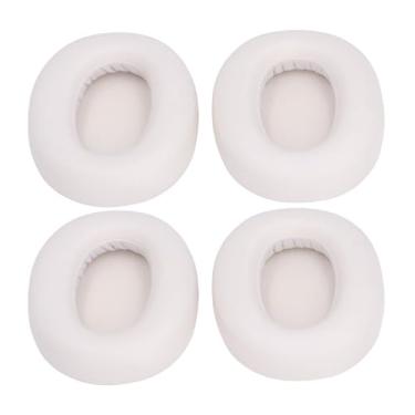 Imagem de Serounder 2 Pares de Fones de Ouvido de Reposição de Pares Ajustados para W800bt, Proteínas para As Orelhas de Couro Abafas de Ruídos Cancelamento de Fone de Ouvido de Panorama (Branco)