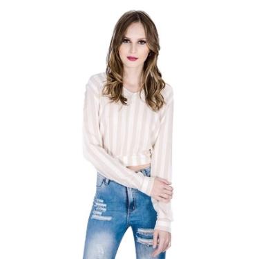 Imagem de Blusa Cropped Listrada Handbook-Feminino