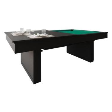 Imagem de Mesa de Sinuca/Bilhar com Tampo de Jantar - 2,20x1,20 - Nelson Bilhare