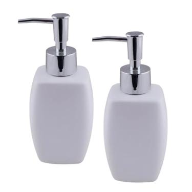 Imagem de Yangzi - Jogo 2 Porta Sabonetes Líquido Porcelana Branca 290ml - Tuut