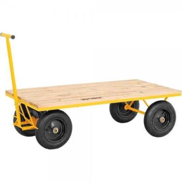 Imagem de Carrinho plataforma de madeira 600 kgf desmontado VONDER