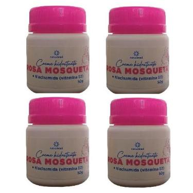 Imagem de Kit 4 Hidratante Rosa Mosqueta Com Niacinamida Vitamina B3 - Nativa Br