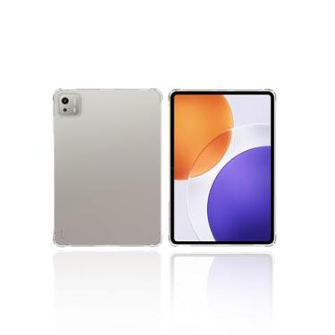 Imagem de Capa transparente para tablet XIAOMI PAD 7S PRO de 12,5 polegadas, design à prova de queda de airbag WUNIKA, fina, leve, à prova de arranhões, capa de TPU (transparente).