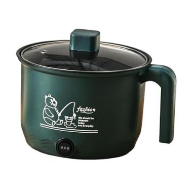 Imagem de Ｂｅｓｇａ Panela elétrica pequena para arroz, utensílios de cozinha, cabo anti-escaldante, panela de macarrão instantâneo com 2 engrenagens ajustáveis para bife, Só Pote