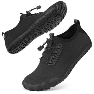 Imagem de Sapatos aquáticos femininos e masculinos adultos para caminhadas, natação, praia, rio, piscina, trilhas, meias aquáticas, protetoras, conforto, bico largo, largura, escalada, férias ao ar livre, 2025