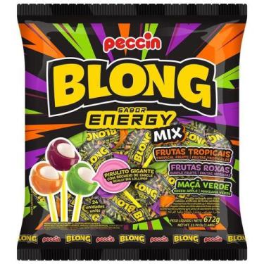 Imagem de Pirulito Peccin Blong energy Mix 672g