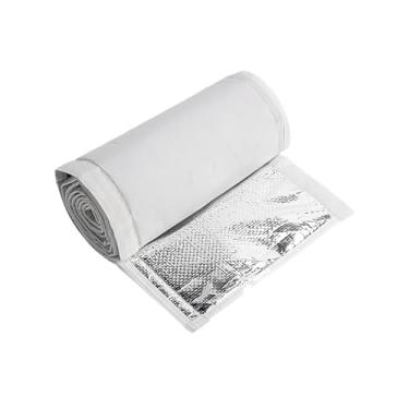Imagem de Ioensy Capa de mangueira de ar condicionado, manga isolante, reutilizável, lavável, com isolamento térmico, para duto de ventilação de 3,15''