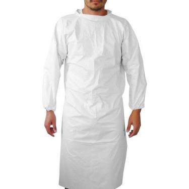Imagem de Avental Proteção Barbeiro PVC 0,30 com Elástico nos Punhos Maicol EPI 