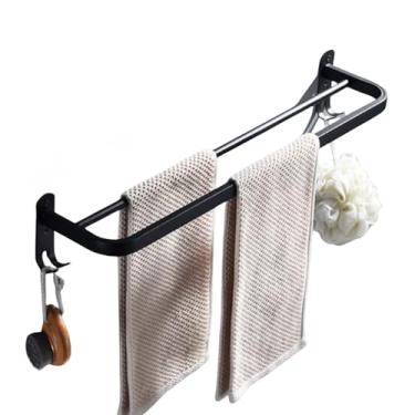 Imagem de Porta Toalha de Parede Suporte Toalheiro Banho Rosto Banheiro Duplo(SIMPLES)