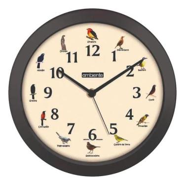 Imagem de Relógio De Parede Canto Dos Pássaros Brasileiros - Ambiente by Herweg,