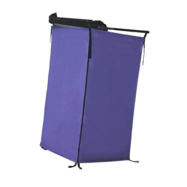 Imagem de Dynwave Tenda de chuveiro lateral para veículo, abrigo de privacidade para banheiro, trailer, área externa, camping, Azul Profundo