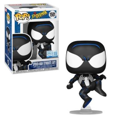 Imagem de Boneco Funko Pop Marvel Homem-Aranha Traje Preto