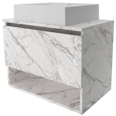 Imagem de Gabinete de Banheiro 60 cm 1 Porta com Cuba Valente