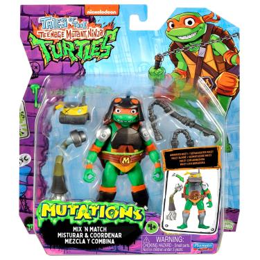 Imagem de Boneco Mickey Com Acessórios - Tartarugas Ninja Mix 'N Match