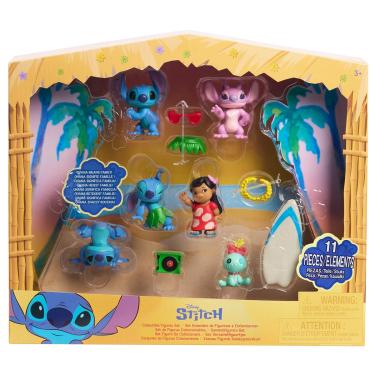 Imagem de Stitch, Pack 6 Bonecos com Acessórios - Disney