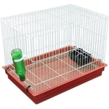 Imagem de Gaiola De Coelho Porquinho da Índia e Roedores Grande Vermelha