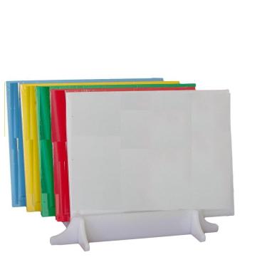 Imagem de Conjunto De 5 Tábuas Lisas Polietileno Coloridas Com Suporte