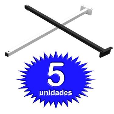 Imagem de 05 SUPORTES REFLETOR FACHADA BANNER BRAÇO 50cm 05 Cj - MULTIFORMA, Pre