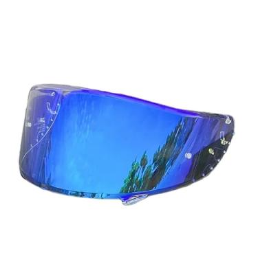 Imagem de BSTOP Protetor solar de capacete CWR-1 para SHOEI RF-1200 NXR X-SPIRIT X-14 Z7 protetor solar para-brisa irídio (Revo Clear Blue-dia e noite)