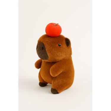 Imagem de Capivára Musical de Pelucia Com Laranjinha
