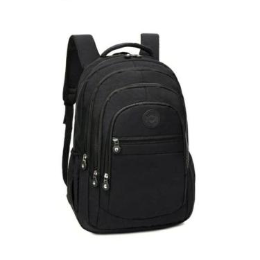 Imagem de Mochila Feminina Escolar Reforçada Espaço Notebook Preto