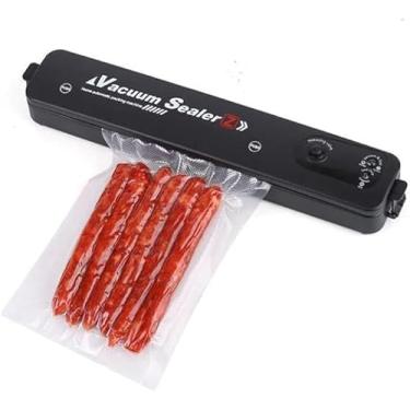 Imagem de Seladora Embaladora a Vácuo Automática Portátil Doméstica Embalagem Moderna Embaladora Selar Para Embalar Kitchen Manual Profissional Embalador Carnes Plástico Empacotadora Queijo Fechar Pro