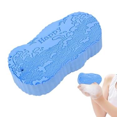 Imagem de Esponja Esfoliante para Chuveiro | Esfoliante para Duche,Acessórios De Limpeza Diária Para Banheiro E Almofadas Para Banho Das Costas Para Mulheres, Família E