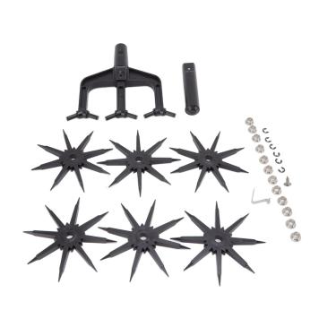 Imagem de aqxreight Ferramenta de Cultivador de Jardim Com Roda Removível para Aeração do e Arado Profundo