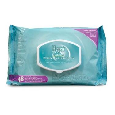 Imagem de Panos de limpeza pessoal Hygea Flushable 48 toalhetes x 3