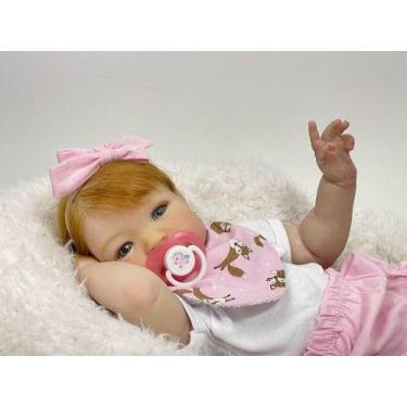 Imagem de Bebe Reborn Menina Princesa, Realista Feio A Mão Toma Banho Vinil Sili