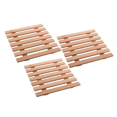 Imagem de LYOR - Conjunto 3 Descansos de Bambu para Panela 17cm x 17cm