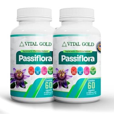 Imagem de PASSIFLORA - 500mg (60 Cápsulas) VITAL GOLD + (2)