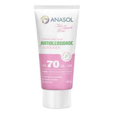 Imagem de Anasol Protetor Solar Facial Antioleosidade Clareador Todo Santo Dia FPS70 40g