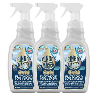 Imagem de Pingo Mágico Gold Premiun Flotador 500ml - Kit 3 Uni - Aja - Pingo Mág