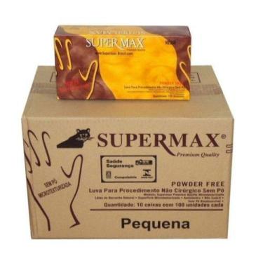 Imagem de LUVA PARA PROCEDIMENTO S/PÓ SUPERMAX cx 100un, G