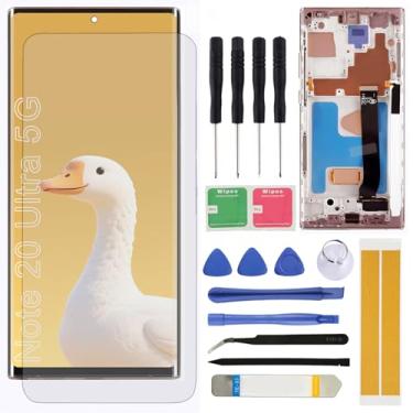 Imagem de Substituição de tela para Samsung Galaxy Note 20 Ultra 5G LCD N985U N986U 17.5 cm Display LCD Touch Screen Digitalizador com ferramentas de reparo Moldura Bronze