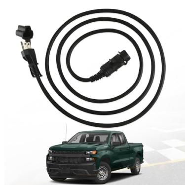 Imagem de 84564686 Cabo de aquecedor de refrigeração de bloco de motor compatível com Buick Cadillac 2019-2022, Chevy Silverado 1500/LD/LTD 2019-2023, GM Chevy Silverado 2500/3500 HD Duramax Trucks 2020-2024